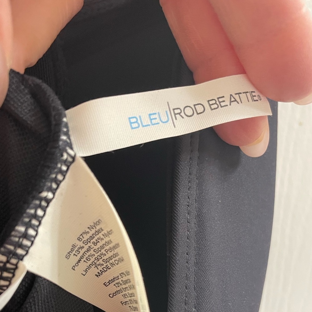 🌊NWT! Bleu Rod Beattie Black Tankini Top. Size 8D. Retail price $89 - Picture 12 of 13